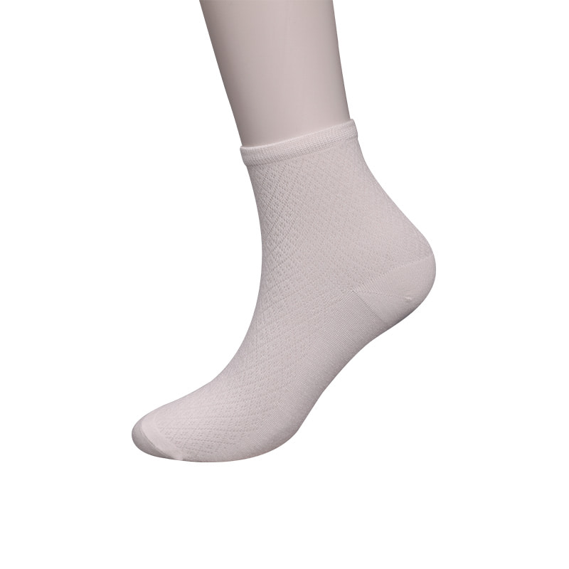 Yumuşak bambu elyaf naylon torba, ince küçük elmas gündelik kadın çorapları, elle dikilmiş kadın çorapları WSD1689