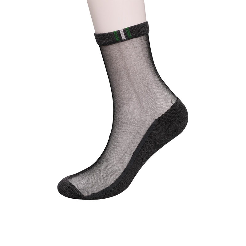 Moda rahat ilkbahar ve yaz pamuk alt erkek çorapları Luokou dikey çizgili çiçekler serin kaymaz taban erkek çorapları WSD2711