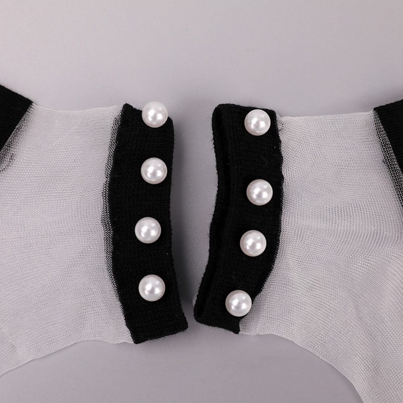 Moda naylon şeffaf ipek pamuk alt kadın tekne çorap üst inci cam kristal ipek kadın tekne çorapları WSD1288