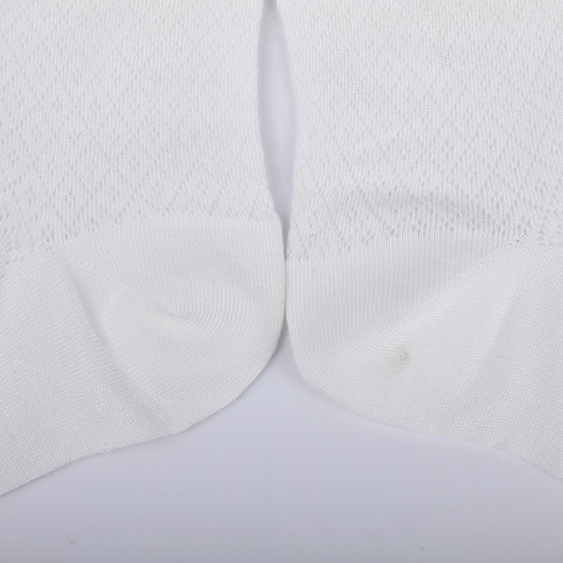 Yumuşak bambu elyaf naylon torba, ince küçük elmas gündelik kadın çorapları, elle dikilmiş kadın çorapları WSD1689