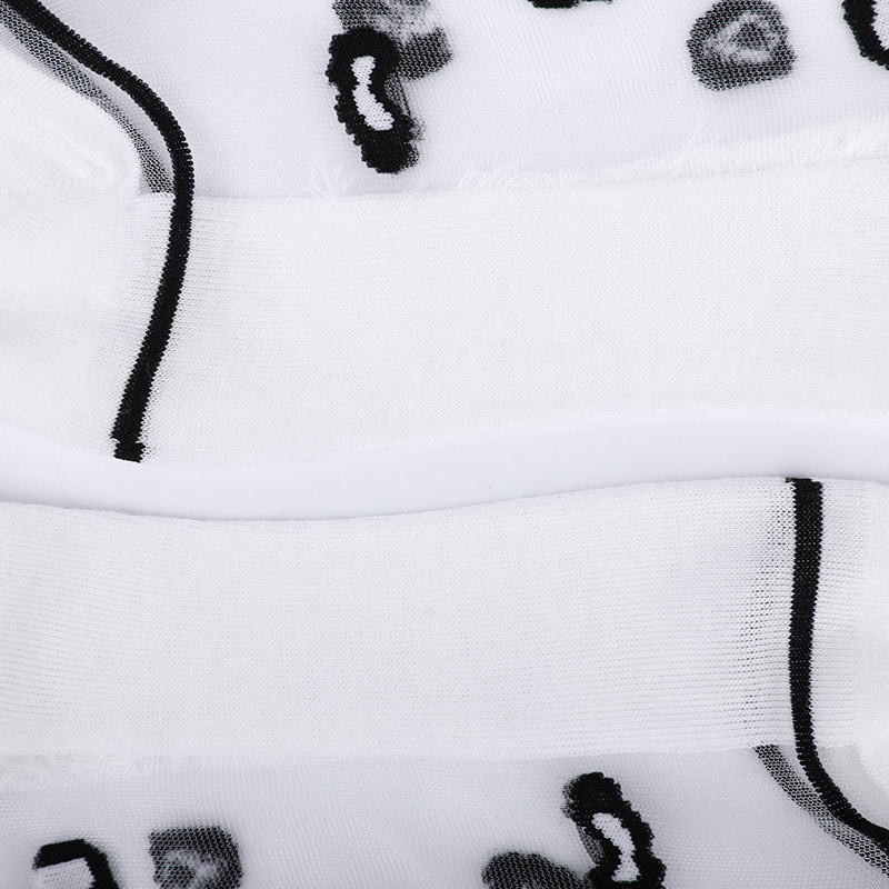 Moda şeffaf naylon ipek pamuk alt kadın çorapları Leopar desen çiçek şeffaf ipek kadın çorapları Kristal ipek kadın çorapları WSD1939